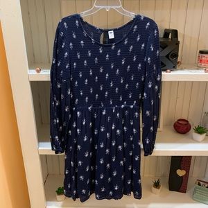 floral long sleeve dress